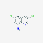 3,6-dichloroquinolin-8-amine结构式
