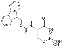 Structure of FMOC-SER(PO3H2)-OH