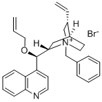 Structure of O-ALLYL-N-BENZYLCINCHONDINIUM BROMIDE