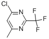 Structure of 4-CHLORO-6-METHYL-2-TRIFLUOROMETHYLPYRIMIDINE, 95+%