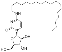 N4-OCTADECYLCYTOSINE BETA-D-ARABINOFURANOSIDE结构式