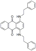 Structure of 1,4-bis[(2-phenylethyl)amino]anthraquinone
