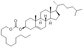 Structure of CHOLESTERYL UNDECYL CARBONATE