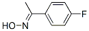 ETHANONE,1-(4-FLUOROPHENYL)-,OXIME,(1E)-结构式