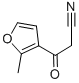 Structure of 3-(2-METHYL-3-FURYL)-3-OXOPROPANENITRILE