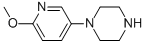 Structure of 1-(6-METHOXYPYRIDIN-3-YL)PIPERAZINE
