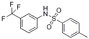 Structure of 4-methyl-N-[3-(trifluoromethyl)phenyl]-