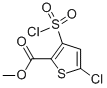 Structure of methyl 5-chloro-3-chlorosuphonylthiophene-2-carboxylate