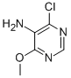 4-甲氧基-5-氨基-6-氯嘧啶结构式
