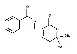 Chemical structure of Catalpalactone