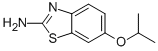 Structure of 2-BENZOTHIAZOLAMINE,6-(1-METHYLETHOXY)-