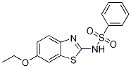 Structure of N-(6-Ethoxy-2-benzothiazolyl)benzenesulfonaMide