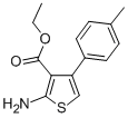 Structure of ETHYL 2-AMINO-4-(4-METHYLPHENYL)-3-THIOPHENECARBOXYLATE