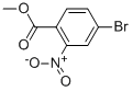 Structure of METHYL 4-BROMO-2-NITROBENZOATE