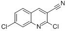 Structure of 2,7-DICHLOROQUINOLINE-3-CARBONITRILE