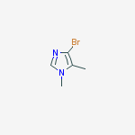 Structure of 4-bromo-1,5-dimethylimidazole