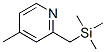 Structure of Pyridine,4-methyl-2-[(trimethylsilyl)methyl]-