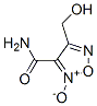 Structure of 1,2,5-Oxadiazole-3-carboxamide,4-(hydroxymethyl)-, 2-oxide