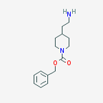 Structure of benzyl 4-(2-aminoethyl)piperidine-1-carboxylate