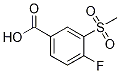 3-甲砜基-4-氟苯甲酸结构式