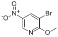 Structure of 3-Bromo-2-methoxy-5-nitropyridine