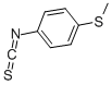 Structure of 4-(METHYLTHIO)PHENYL ISOTHIOCYANATE