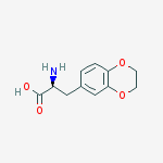 (S)-2-Amino-3-(2,3-dihydrobenzo[b][1,4]dioxin-6-yl)propanoic acid结构式