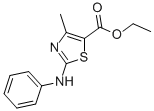 Structure of 4-METHYL-2-PHENYLAMINO-THIAZOLE-5-CARBOXYLIC ACID ETHYL ESTER