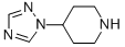 Structure of piperidine, 4-(1H-1,2,4-triazol-1-yl)-