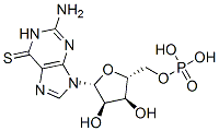 Structure of 6-thioguanylic acid