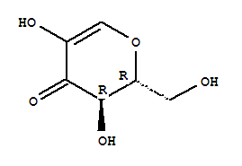 Structure of D-ERYTHRO-HEX-1-EN-3-ULOSE,1,5-ANHYDRO-