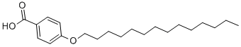 4-n-Tetradecyloxybenzoic acid结构式