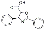 Structure of (4S,5R)-2,4-diphenyl-4,5-dihydrooxazole-5-carboxylic acid