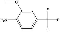 Structure of Benzenamine, 2-methoxy-4-(trifluoromethyl)-