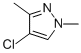 Structure of 4-CHLORO-1,3-DIMETHYLPYRAZOLE