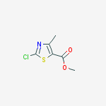 Chemical structure of Methyl 2-chloro-4-methyl-1,3-thiazole-5-carboxylate