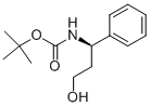 Structure of (R)-N-BOC-3-AMINO-3-PHENYL-PROPAN-1-OL