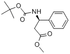 Structure of METHYL (R)-N-BOC-3-PHENYL-BETA-ALANINATE