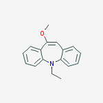 11-ethyl-5-methoxybenzo[b][1]benzazepine结构式