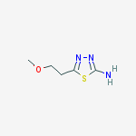 Structure of 5-(2-Methoxy-ethyl)-[1,3,4]thiadiazol-2-ylamine