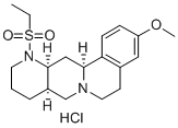 Structure of (8AR,12AS,13AS)-5,8,8A,9,10,11,12,12A,13,13A-DECAHYDRO-3-METHOXY-12-(ETHYLSULFONYL)-6H-ISOQUINO[2,1-G][1,6]NAPHTHYRIDINE HYDROCHLORIDE