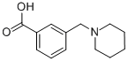 Structure of 3-(piperidin-1-ylmethyl)benzoic acid