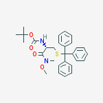 Structure of N-BOC-S-TRITYLCYSTEIN-N-METHOXY-N-METHYLAMIDE