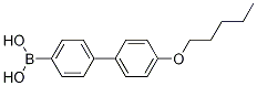 Structure of [4'-(pentyloxy)[1,1'-biphenyl]-4-yl]boronic acid