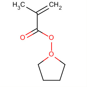 2-Propenoic acid, 2-methyl-, tetrahydro-2-furanyl ester结构式