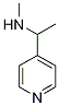 Structure of 4-Pyridinemethanamine,N,a-dimethyl-