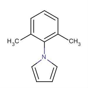 1H-Pyrrole, 1-(2,6-dimethylphenyl)-结构式