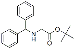 Structure of BENZHYDRYLAMINOACETIC ACID, TERT-BUTYL ESTER