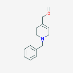 (1-Benzyl-1,2,3,6-tetrahydropyridin-4-yl)methanol结构式