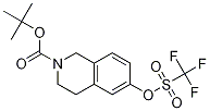 2(1H)-Isoquinolinecarboxylic acid,3,4-dihydro-6-[[(trifluoromethyl)sulfonyl]oxy]-, 1,1-dimethylethyl ester结构式